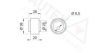 VOLVO 1357936 Deflection/Guide Pulley, timing belt